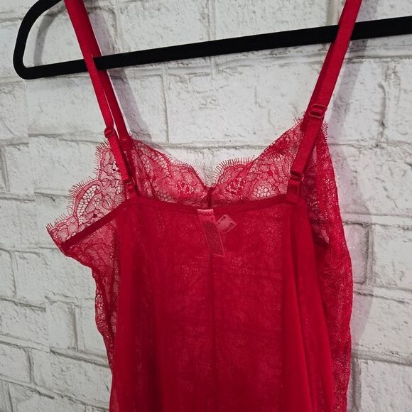 b.temptd red teddy nightgown - Picture 14 of 14